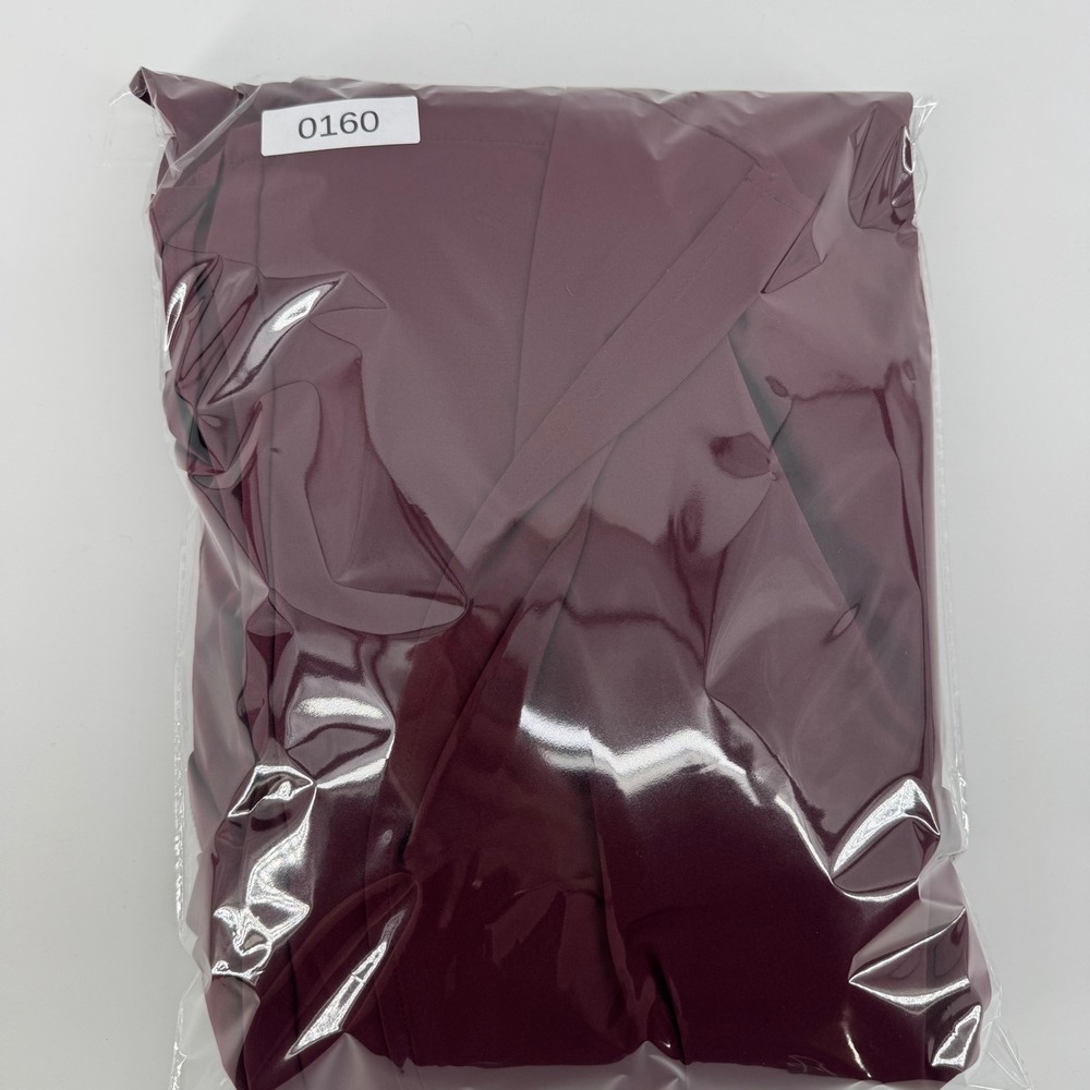 Halara Breezeful Sleeveless Quick Dry Overlay Jumpsuit with Pockets XL Burgundy - Picture 12 of 12